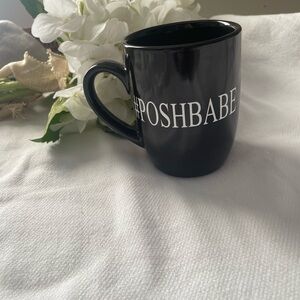 Poshmark #PoshBabe Black Mug